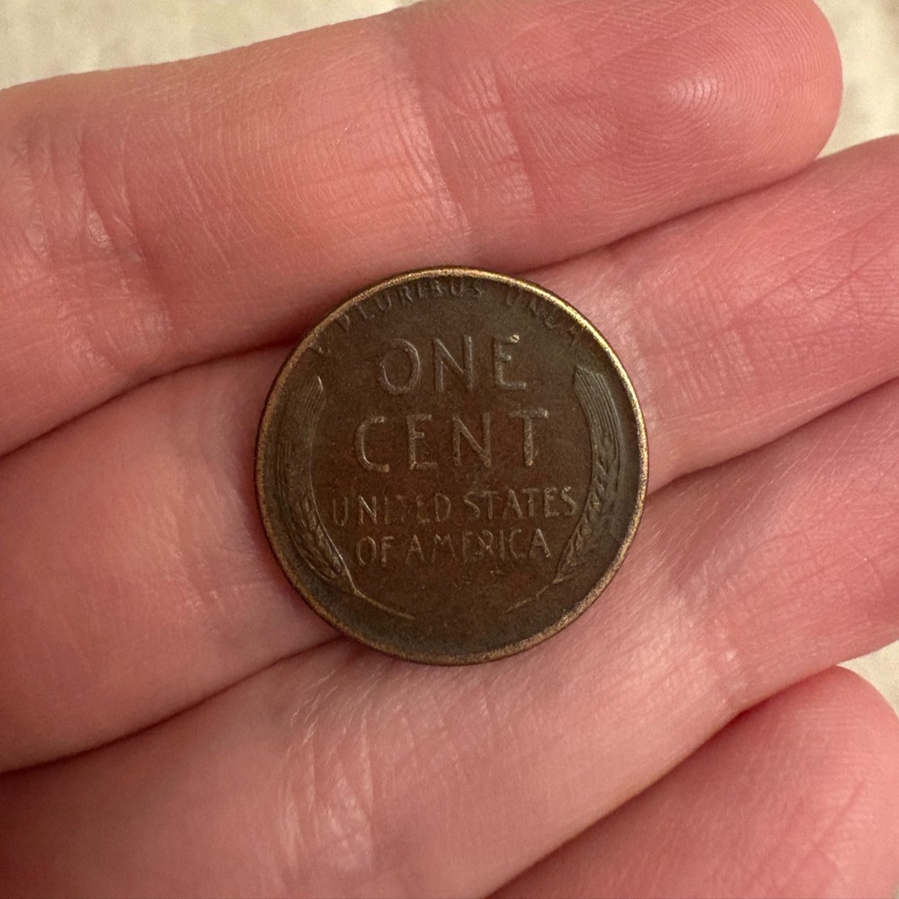 Rare Vintage 1957 Copper Wheat Penny Rare Error in E - Picture 7 of 7